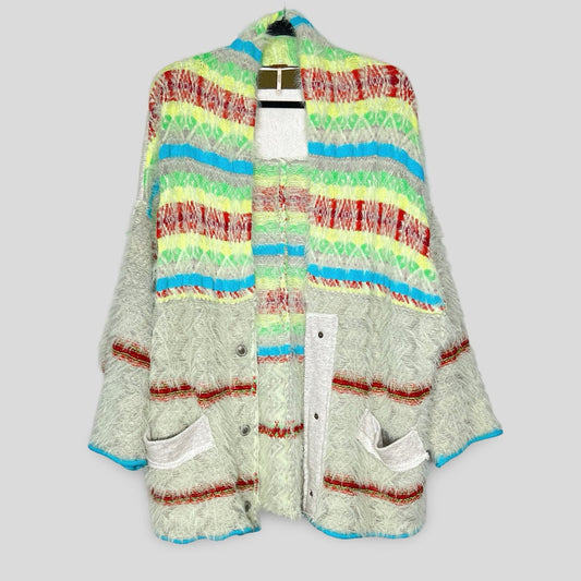 Free People Fair Weather Fuzzy Cardigan - Second Seams