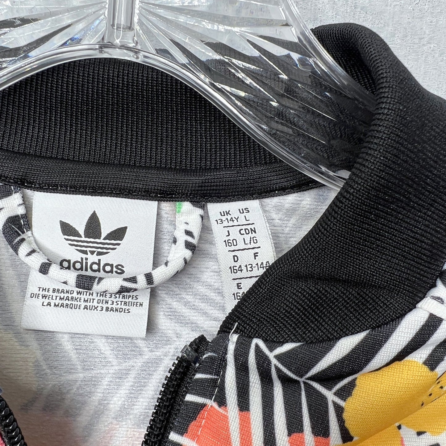 Adidas Girls' Floral Track Jacket - Second Seams