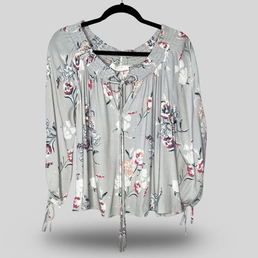 ASTR The Label Floral Long Sleeve Blouse - Second Seams