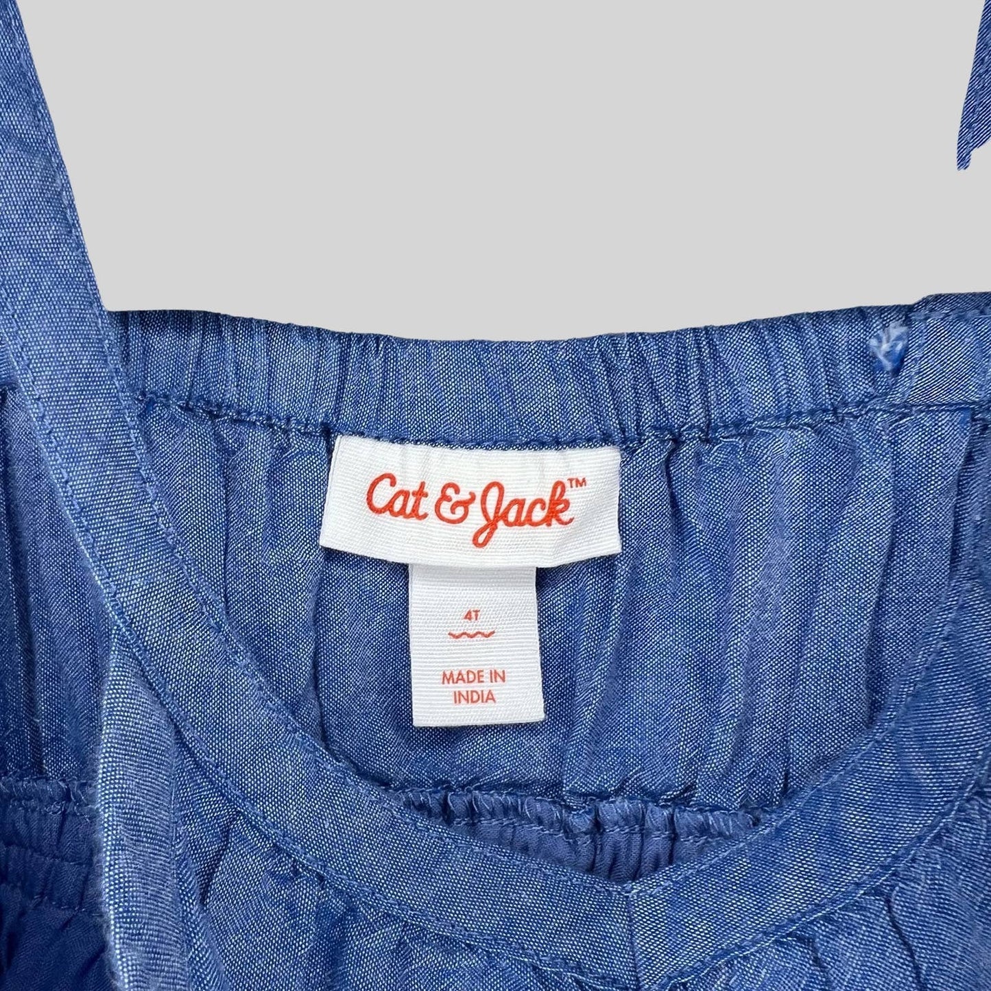 Cat & Jack Blue Embroidered Dress - Second Seams