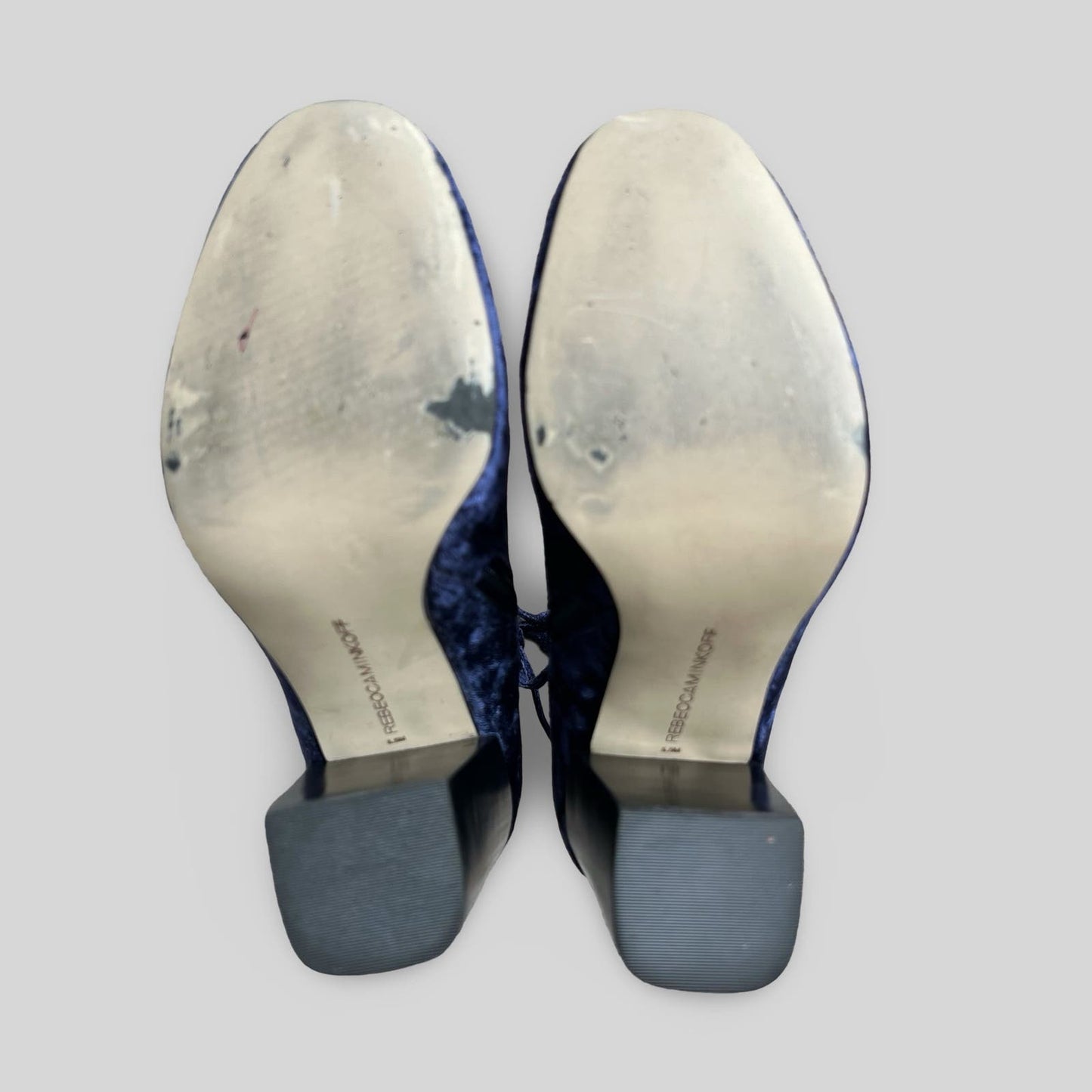 Rebecca Minkoff Blue Velvet Boots - Second Seams