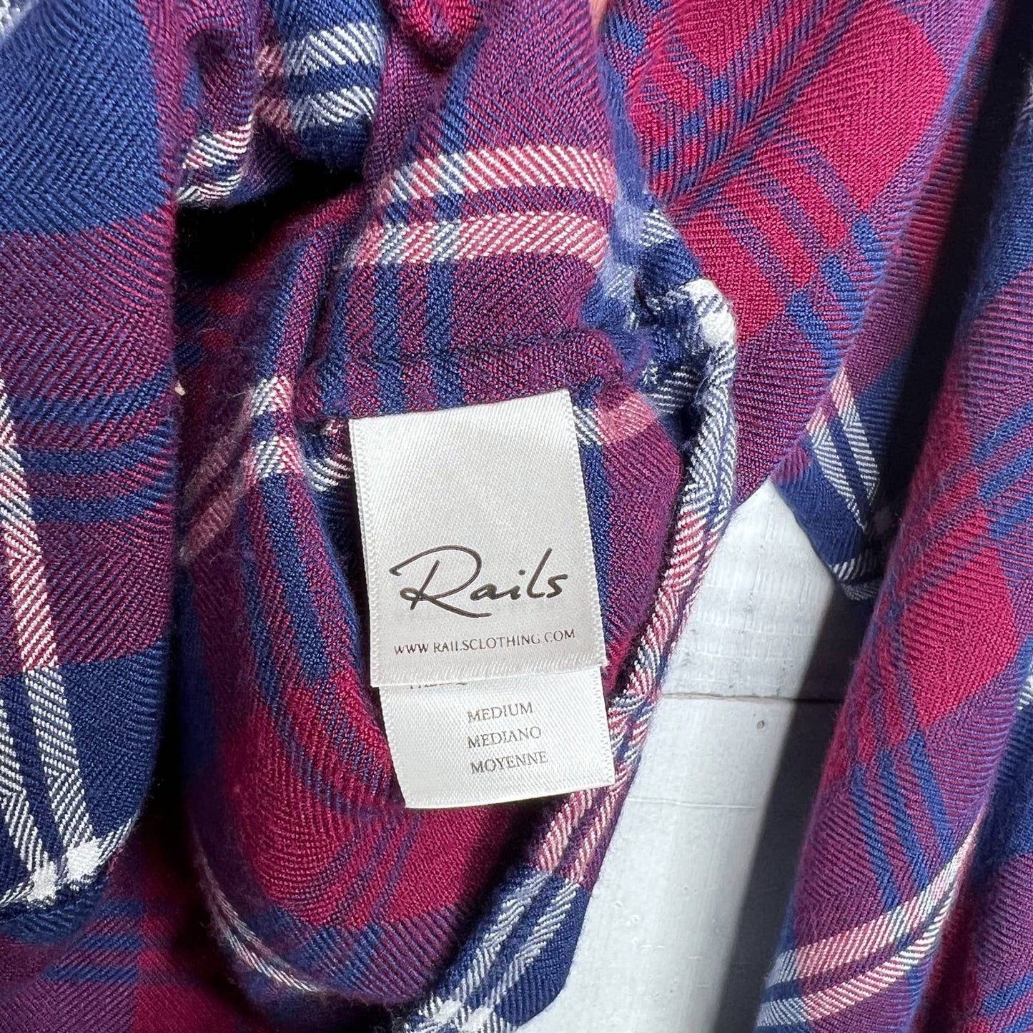 Rails Sloane Plaid Tie Front Top - Second Seams