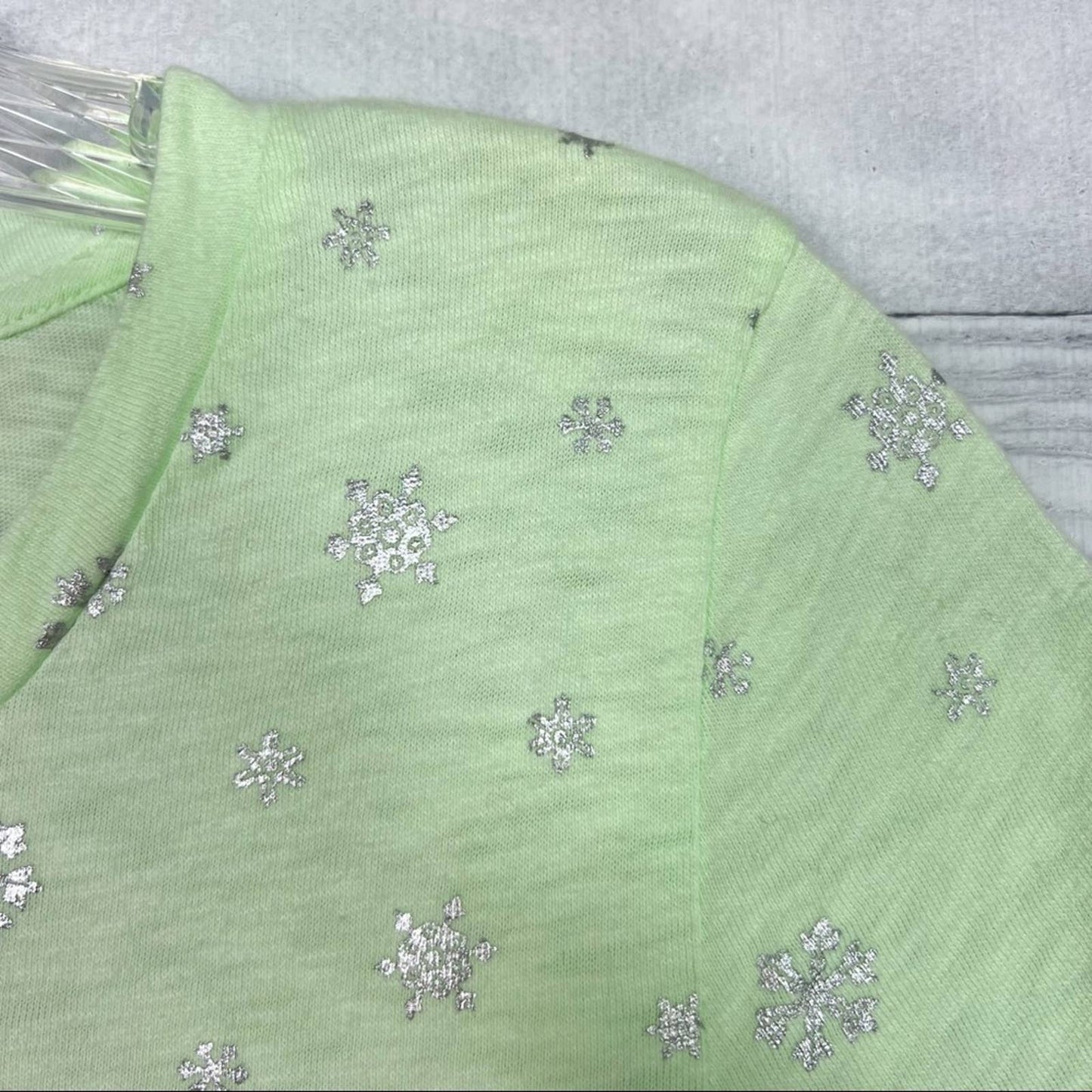 J.Crew Metallic Snowflake Tee - Second Seams