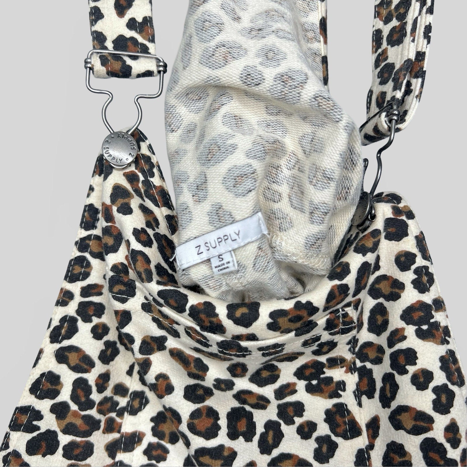 Z Supply Leopard Shortalls - Second Seams