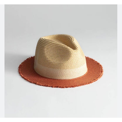 & Other Stories Colorblock Straw Hat - Second Seams