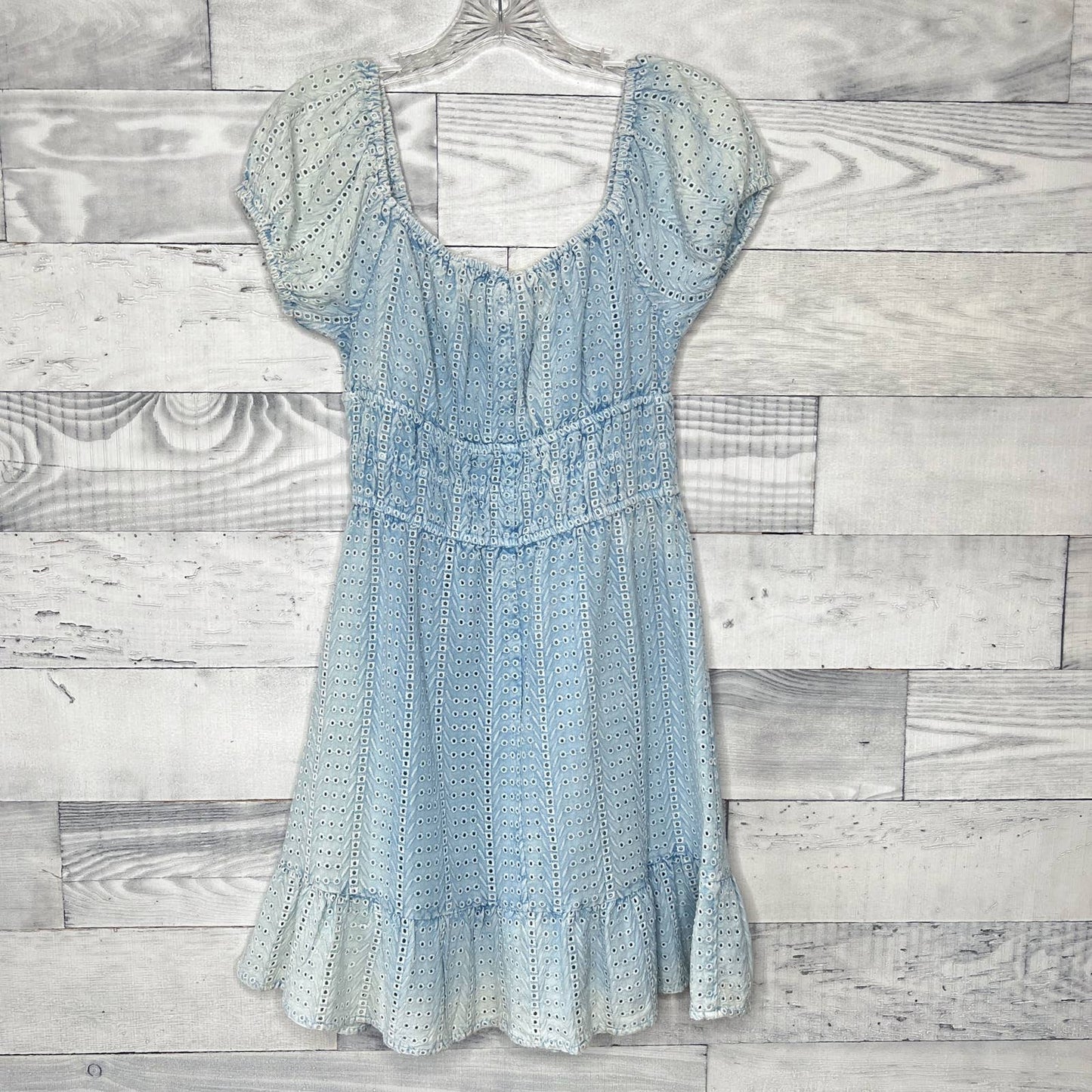 Sim & Sam Chambray Eyelet Dress - Second Seams