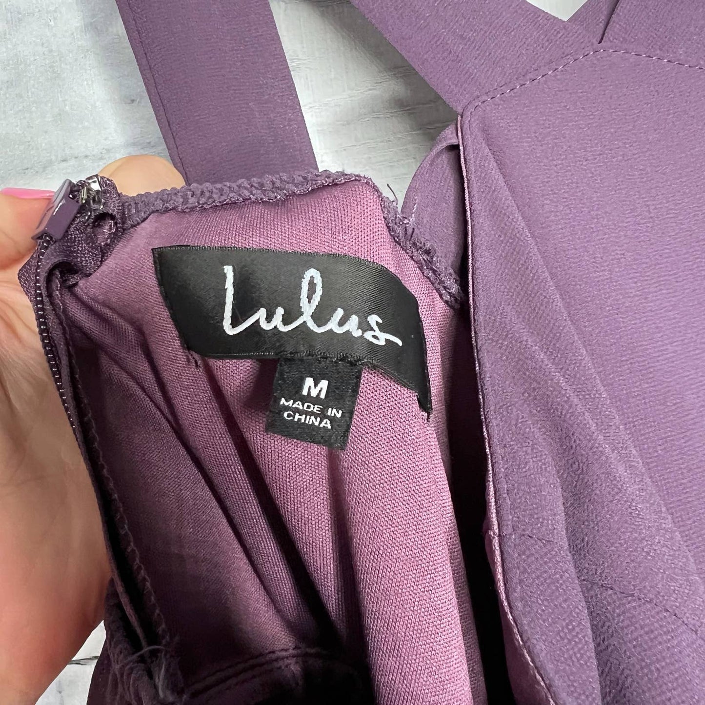 Lulu's Forevermore Dusty Purple Skater Dress - Second Seams