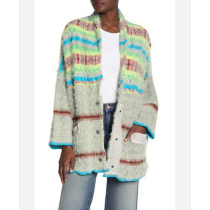 Free People Fair Weather Fuzzy Cardigan - Second Seams