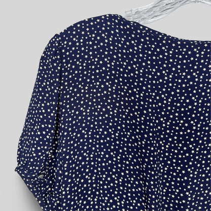 J.Crew Star Print Button Down Top - Size 4