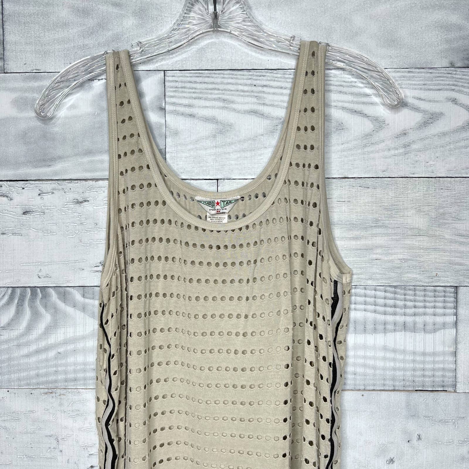 Hard Tail Perforated Tank Top - Second Seams