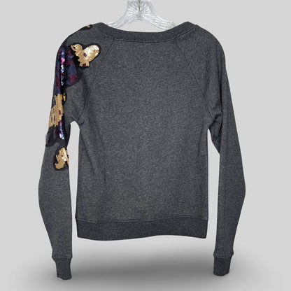 Belle Vere Sequin Sleeve Sweatshirt - Second Seams