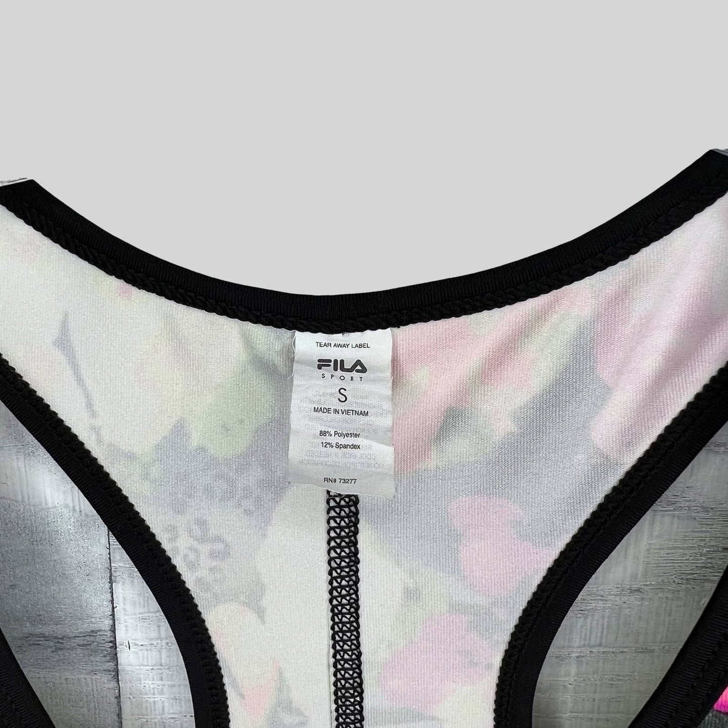 Fila Floral Workout Tank - Second Seams