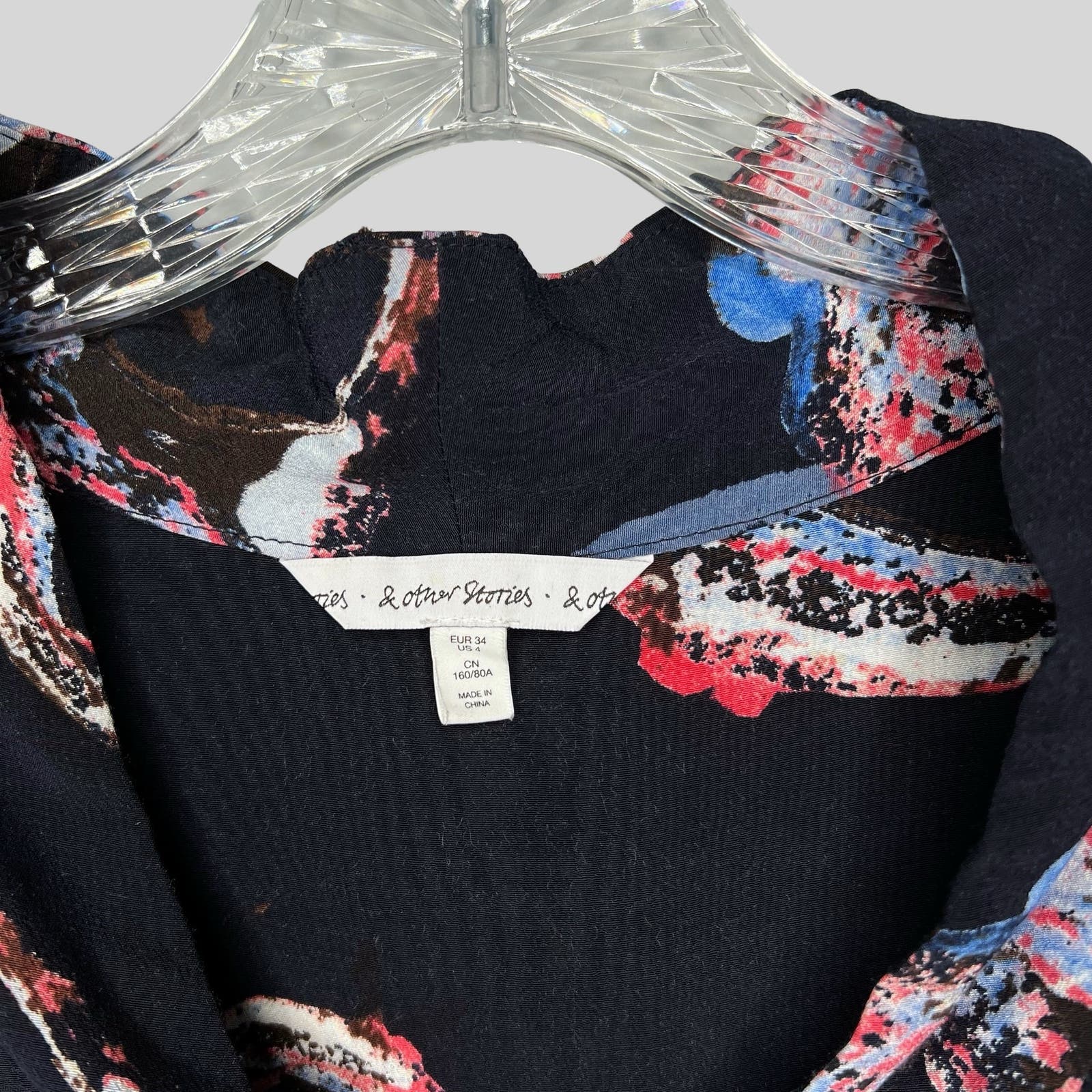 & Other Stories Abstract Print Blouse - Second Seams