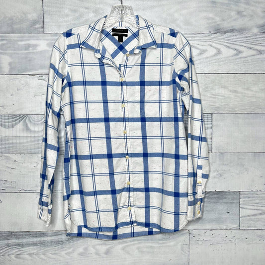 J.Crew Boyshirt in Confetti Plaid - Second Seams