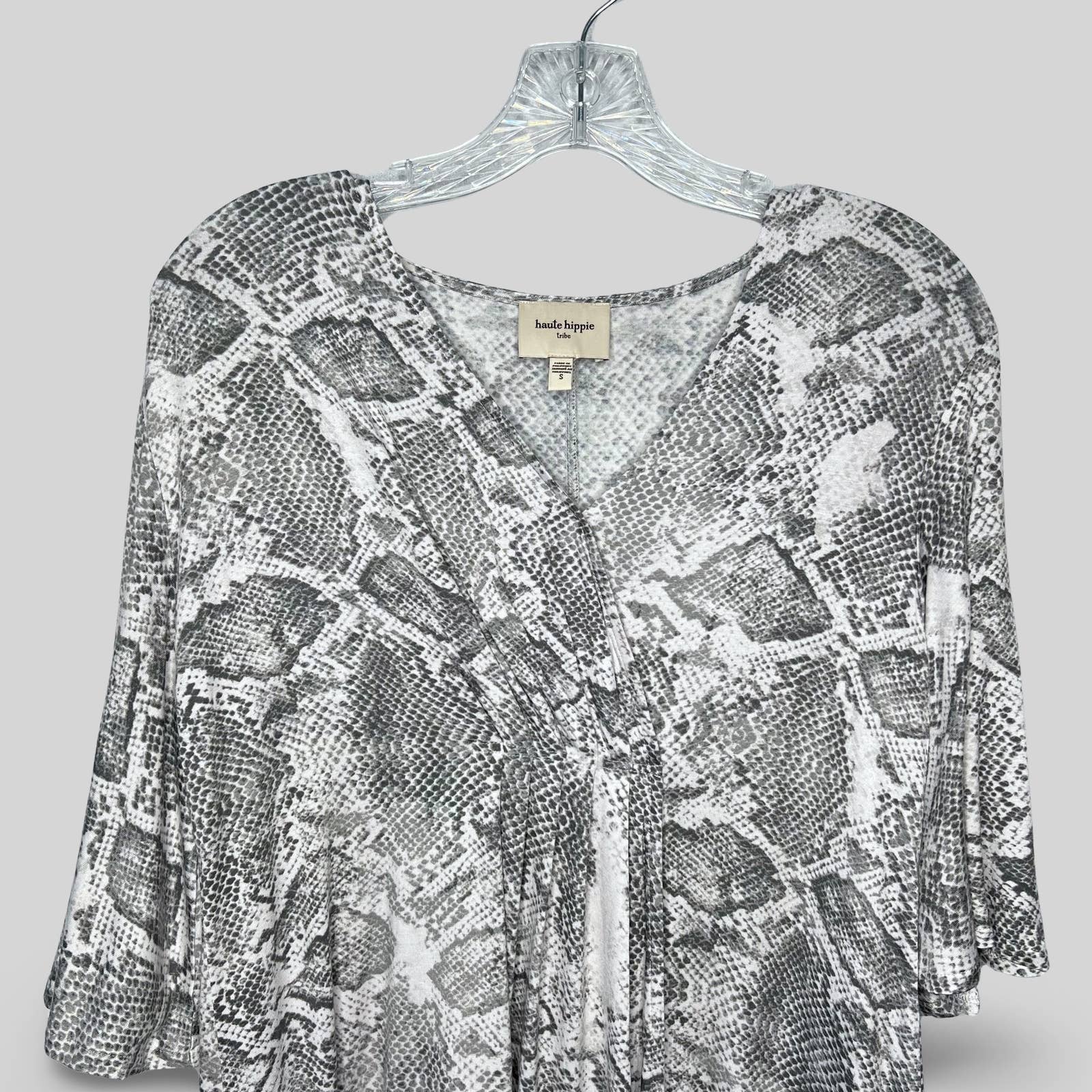 Haute Hippie Snakeskin Print Top - Second Seams