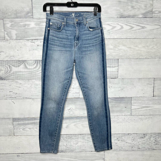 7 For All Mankind The High Waist Ankle Skinny - Second Seams