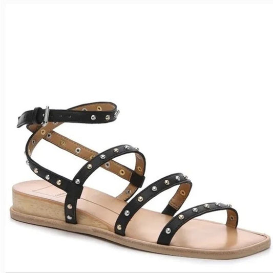 Dolce Vita Rozie Studded Leather Sandals - Second Seams