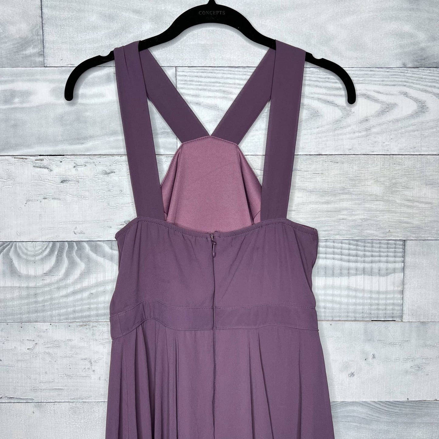 Lulu's Forevermore Dusty Purple Skater Dress - Second Seams