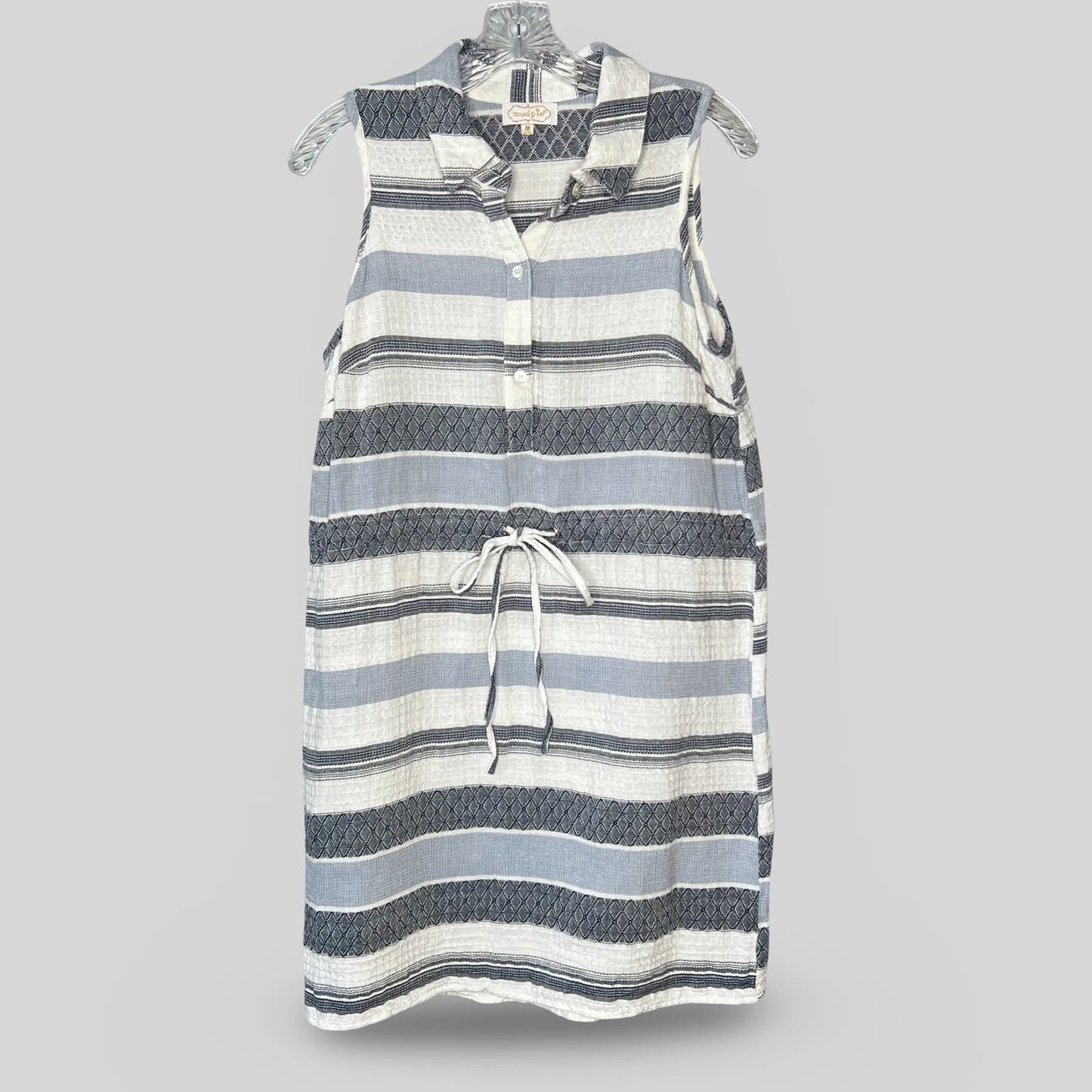 Mud Pie Sleeveless Striped Cotton Dress - Second Seams