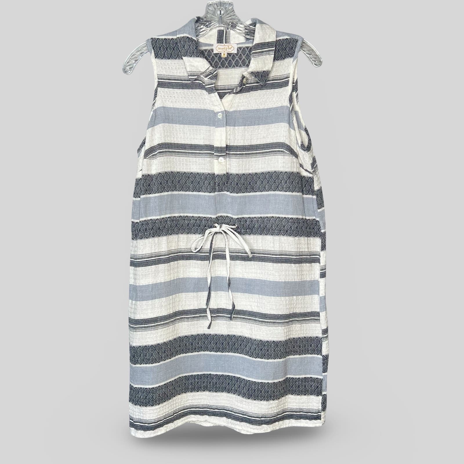 Mud Pie Sleeveless Striped Cotton Dress - Second Seams