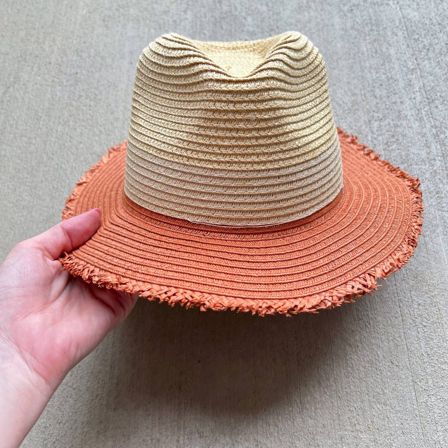 & Other Stories Colorblock Straw Hat - Second Seams