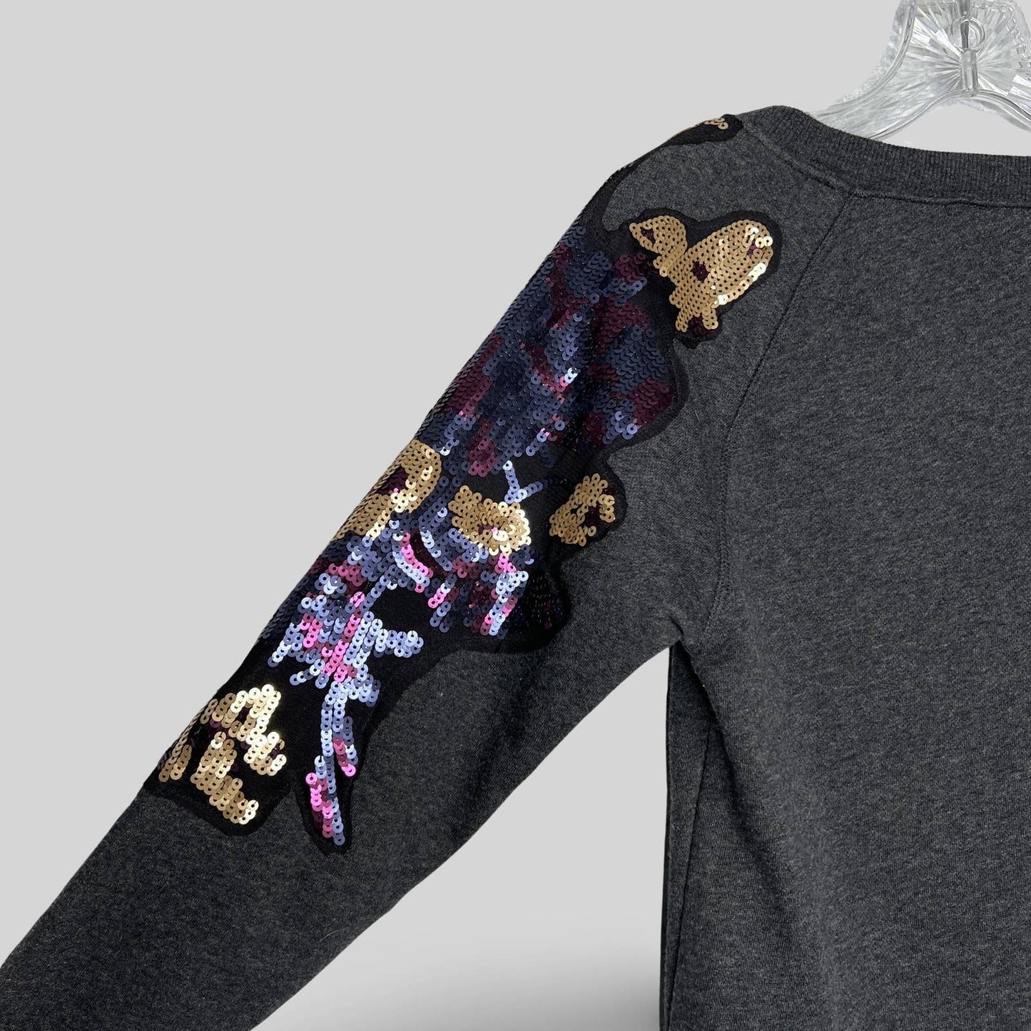 Belle Vere Sequin Sleeve Sweatshirt - Second Seams