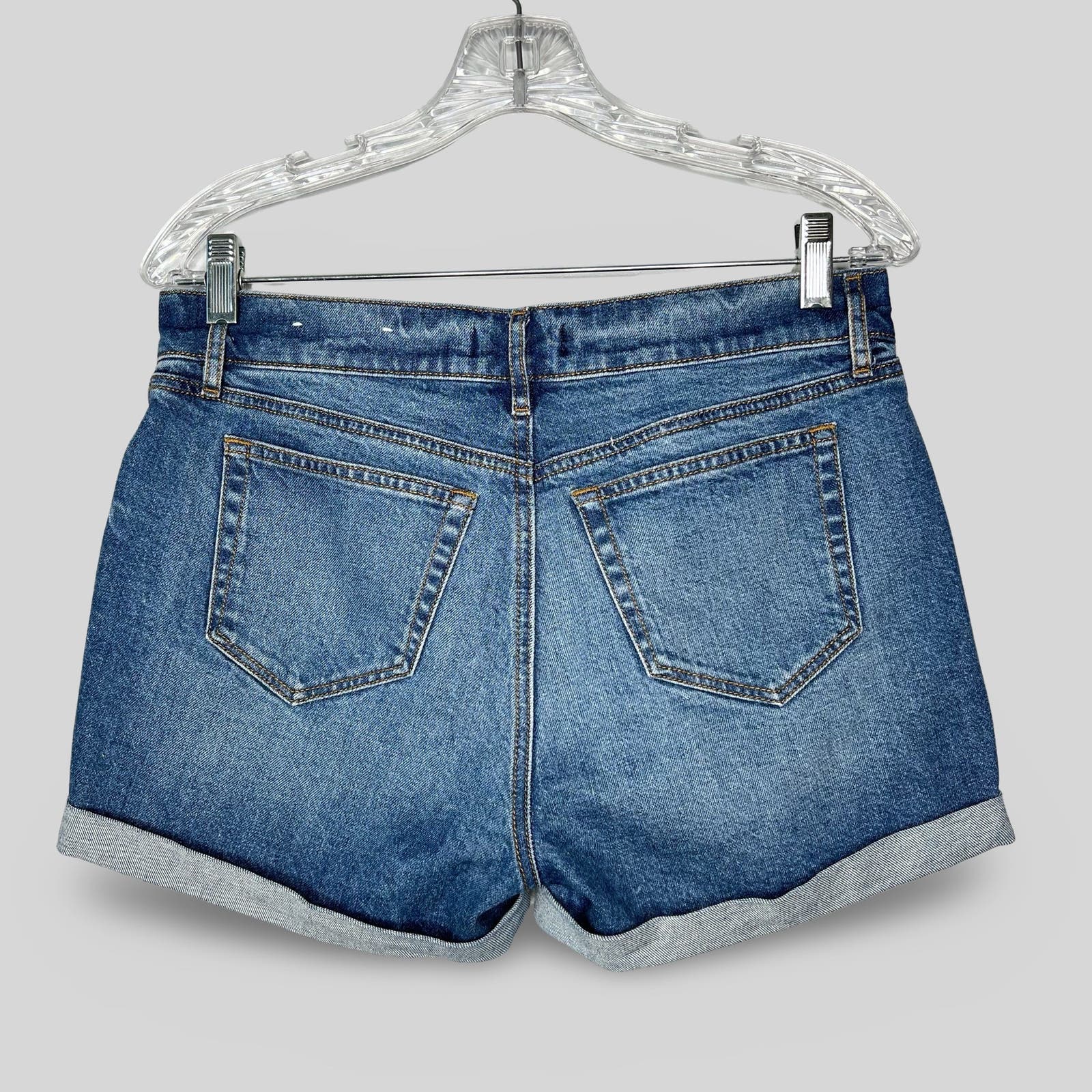 LOFT Rolled Denim Shorts - Second Seams