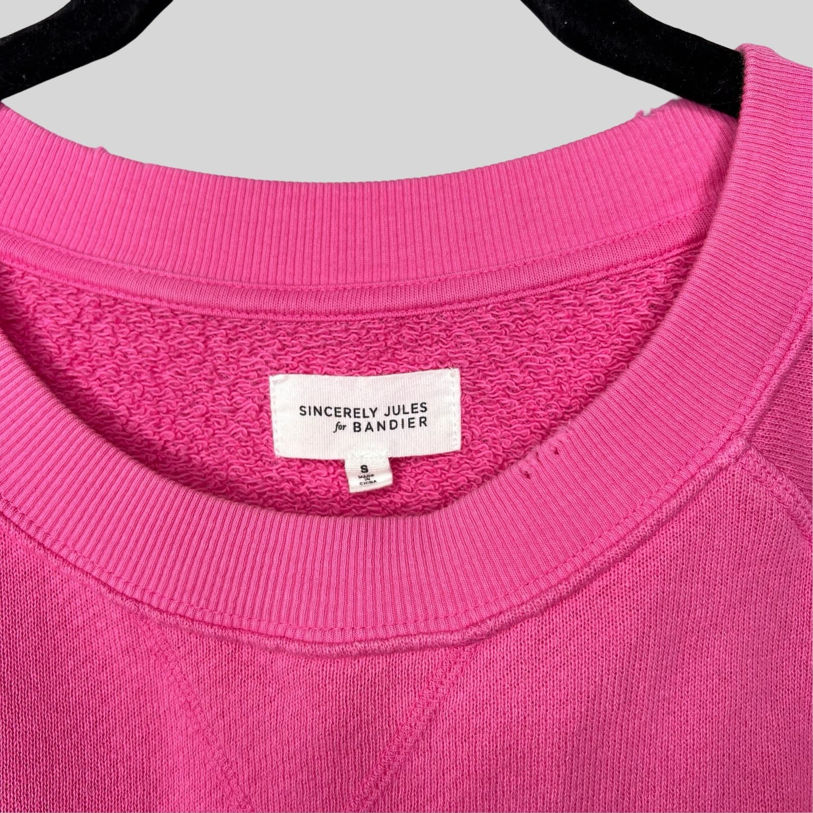 Sincerely Jules for Bandier Pink Sweatshirt - Second Seams