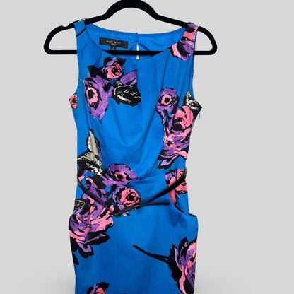 Nine West Floral Belted Sheath Dress - Second Seams