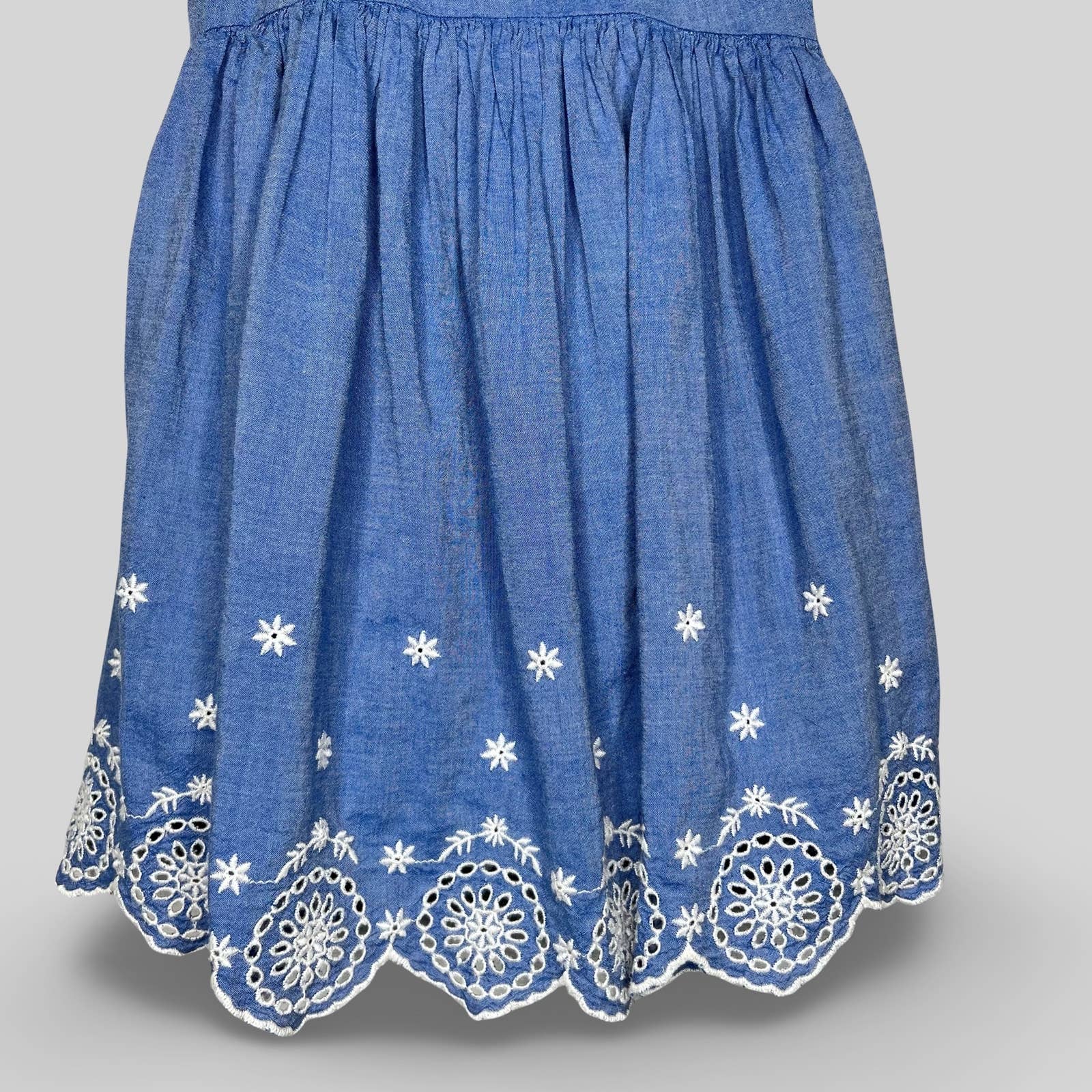 Cat & Jack Blue Embroidered Dress - Second Seams