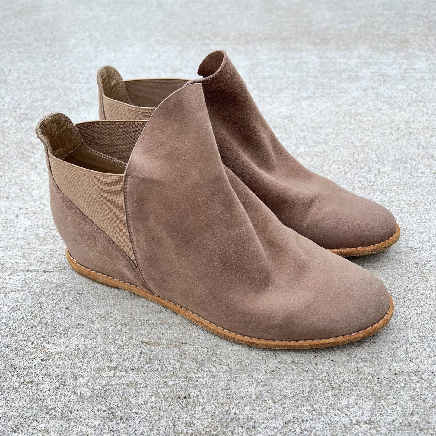 Stuart Weitzman Hidden Wedge Booties - Second Seams