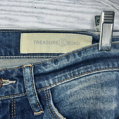 Treasure & Bond Distressed Boyfriend Jeans - Second Seams