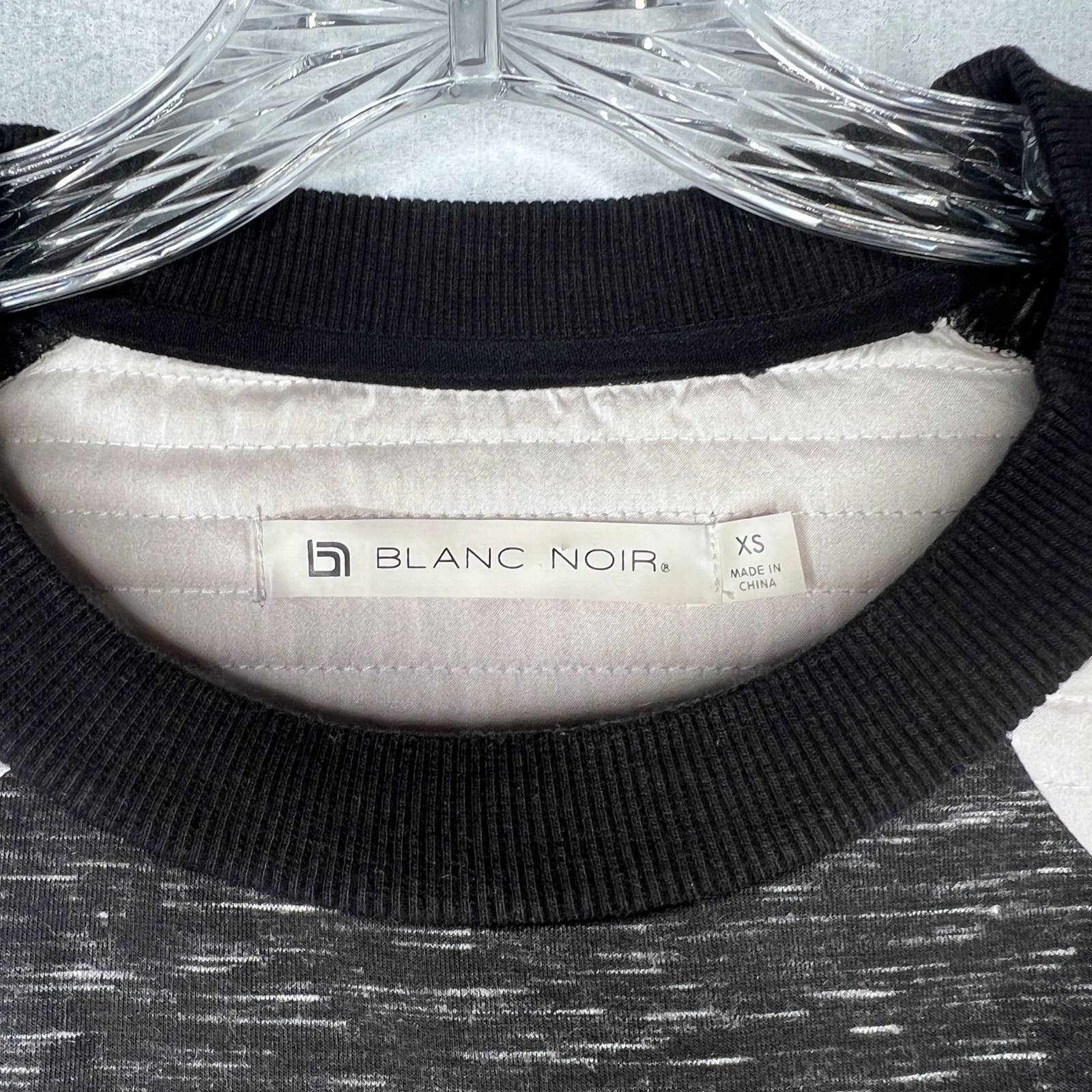 Blanc Noir Athletic Sweatshirt - Second Seams