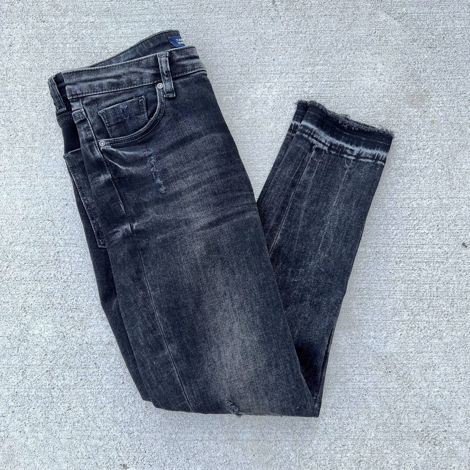 Zara Distressed Skinny Jeans - Second Seams