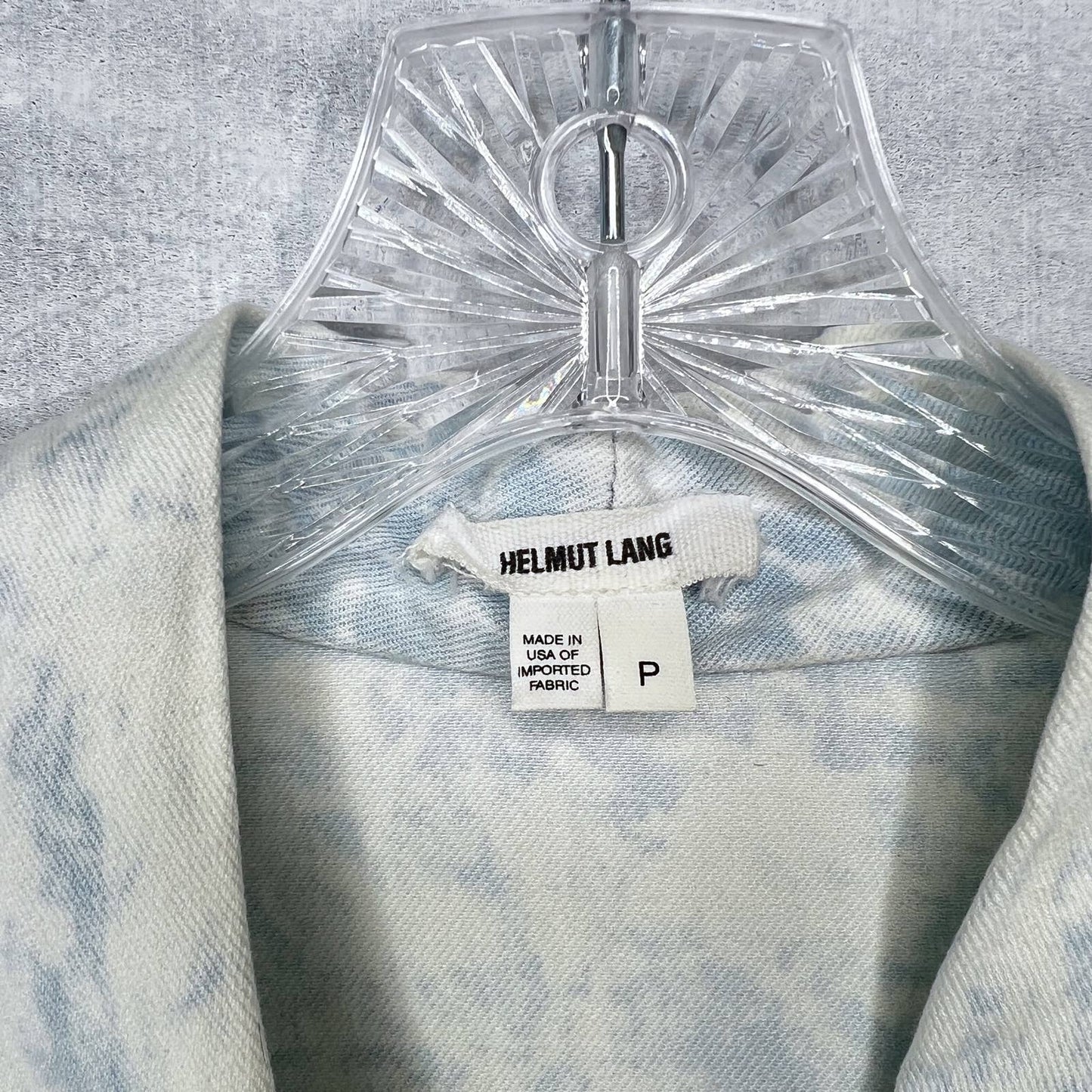 Helmut Lang Acid Wash Chambray Button Down Shirt - Second Seams