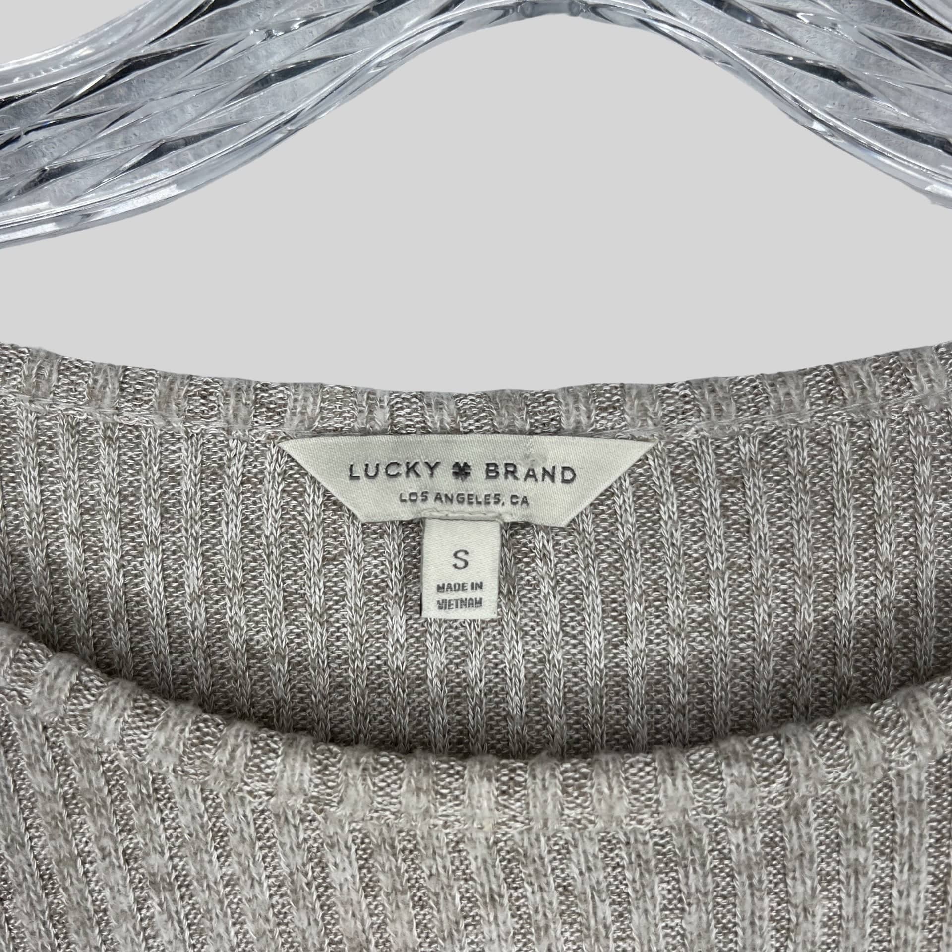 Lucky Brand Ribbed Ruffle Sweater - Second Seams