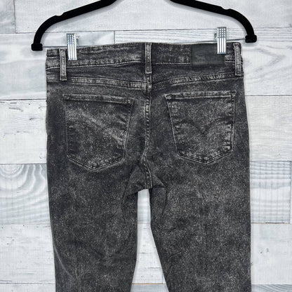 Levi's 711 Skinny Jeans in Acid Wash - Second Seams