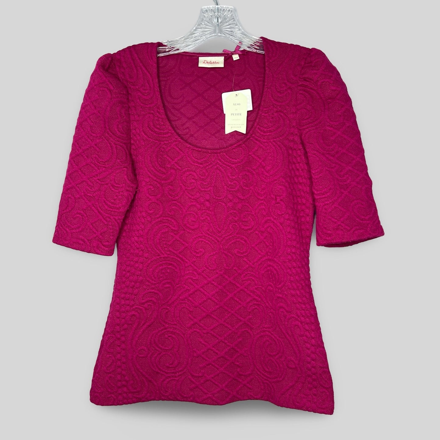 Anthropologie Deletta Textured Knit Top - Second Seams