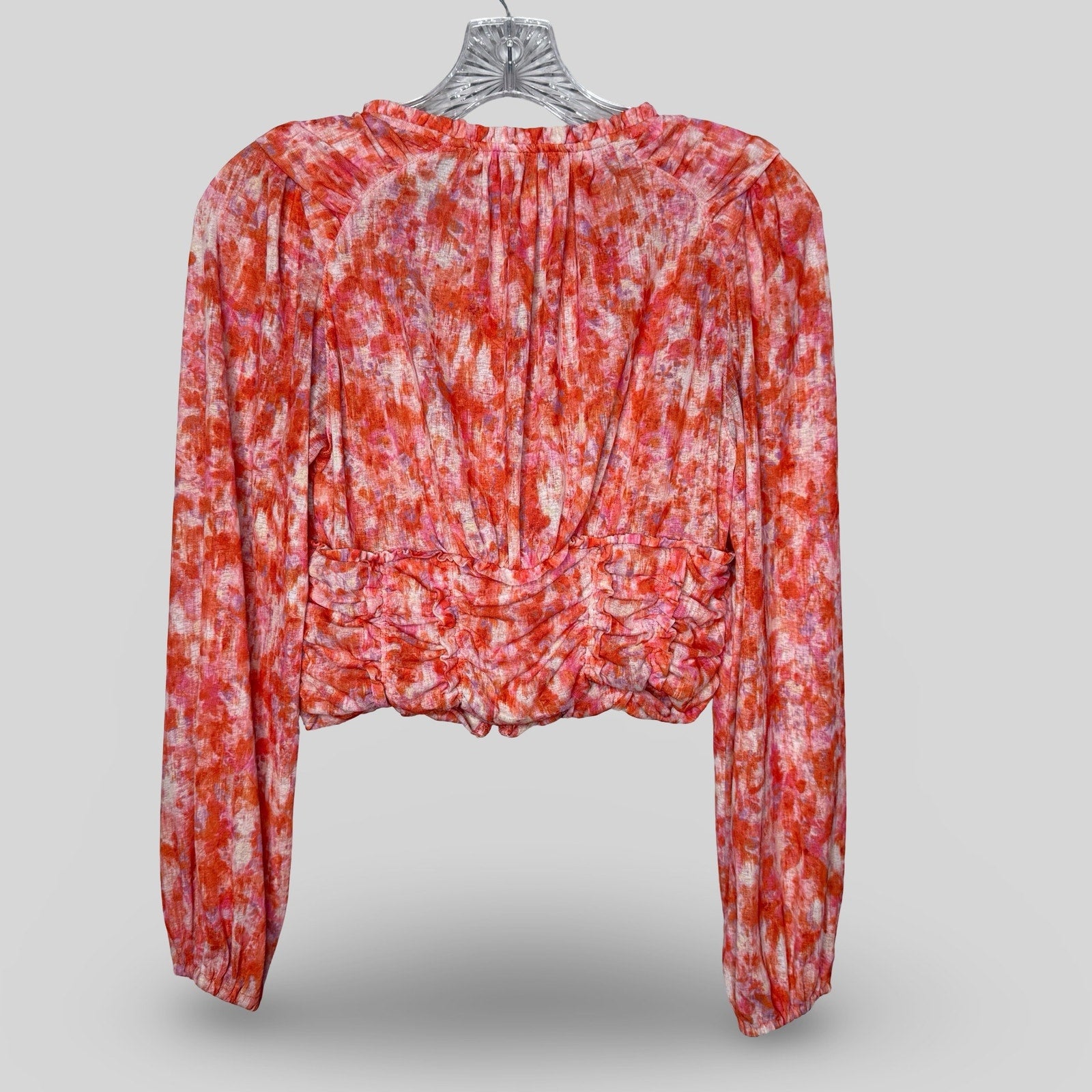 Anthropologie Floral Cropped Top - Second Seams