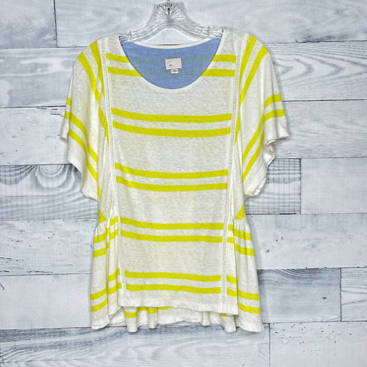 Anthropologie Postmark Hitched Striped Tee - Second Seams
