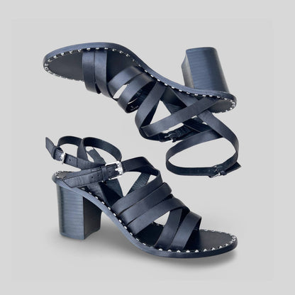 Ash Studded Leather Sandals - Second Seams