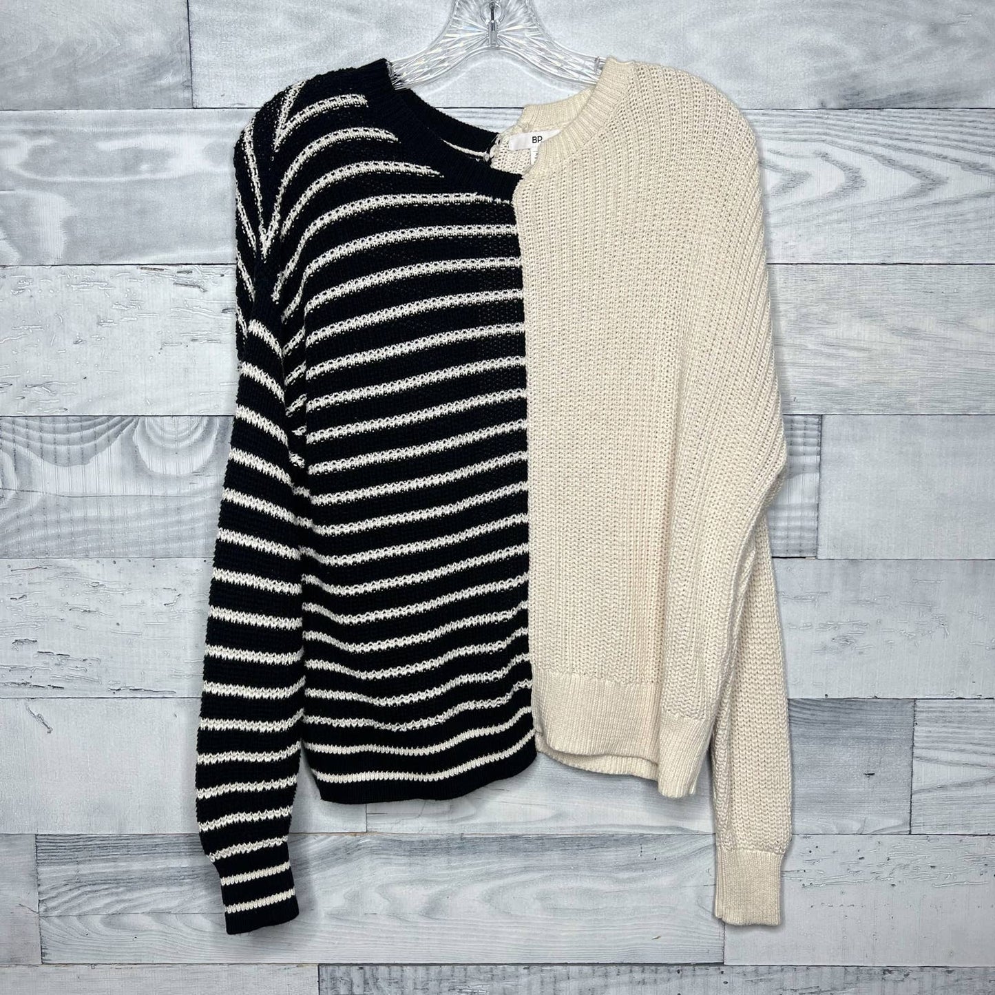 BP Colorblock Striped Cotton Sweater - Second Seams