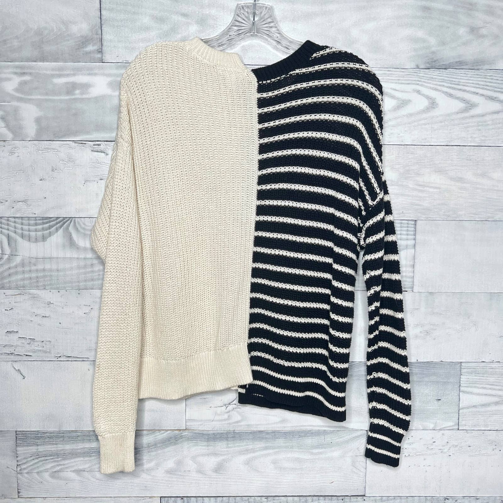 BP Colorblock Striped Cotton Sweater - Second Seams
