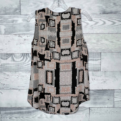 Charlie Jade Silk Geometric Sleeveless Top - Second Seams