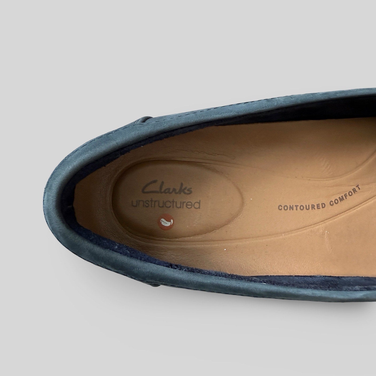 Clarks Unstructured Suede Loafers - Size 10 - Second Seams