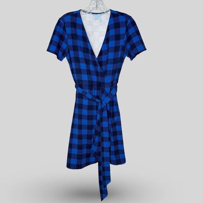 Draper James Plaid Wrap Dress - Second Seams