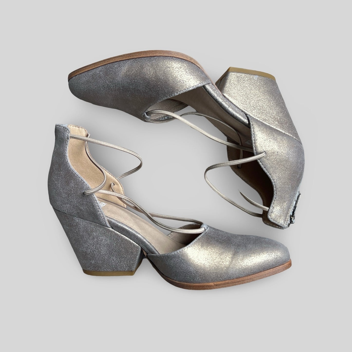 Eileen Fisher Metallic Heels - Second Seams