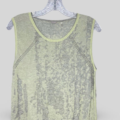 Elie Tahari Abstract Burnout Tank Top - Second Seams