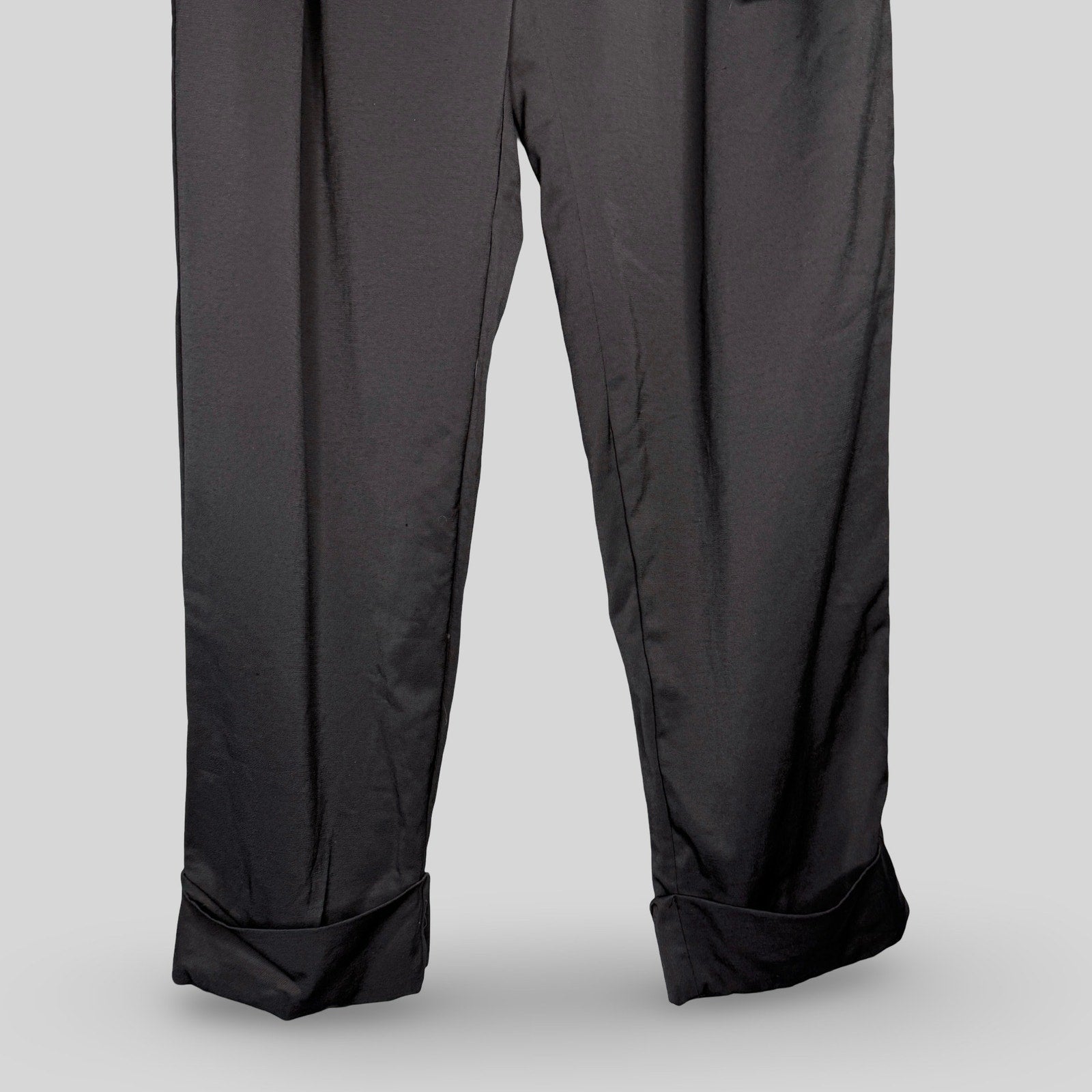 Elizabeth & James Belted Paperbag Black Pants - Second Seams