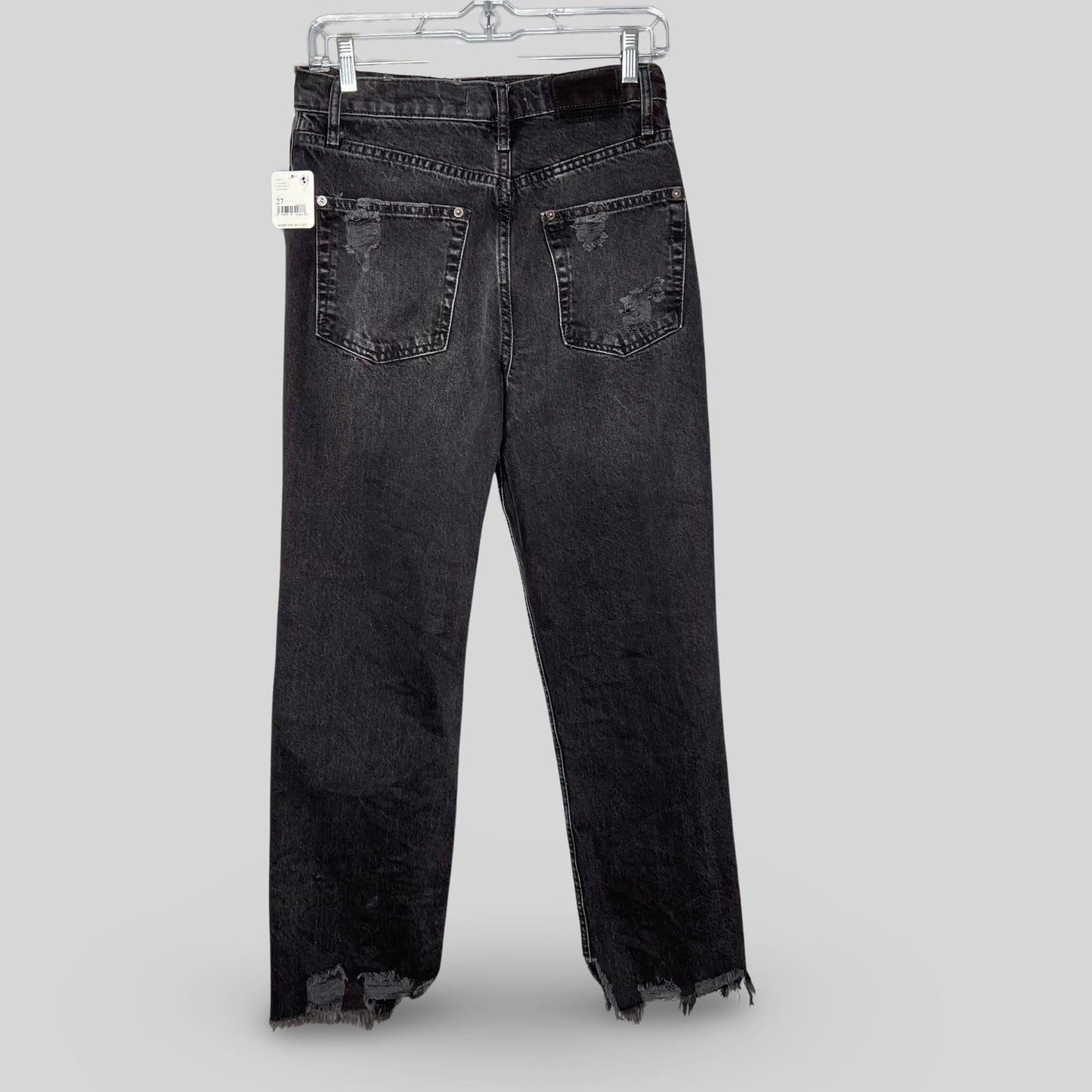Free People Destructed Tapered Baggy Boyfriend Jeans - Second Seams